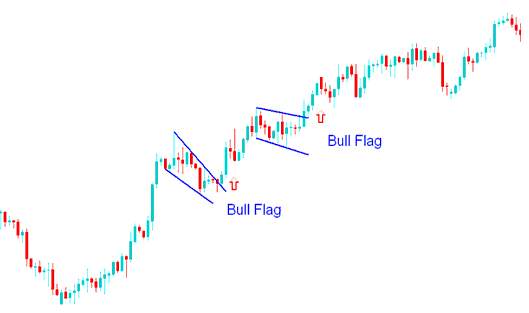 Bull Flag Continuation Chart Trading Setup Forex Trading - Bull Pennant Continuation Forex Chart Pattern