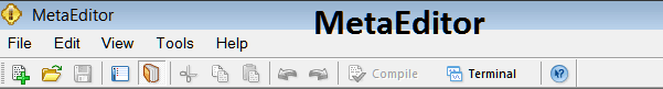 MetaEditor Window on MT4 - Technical Indicators MetaTrader 4 - MT4 Command Line