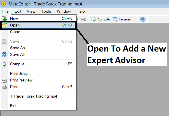 How Do I Add Expert Advisors in MetaTrader 4? - Trading Bots (Trading EA) Trade Automated Bots