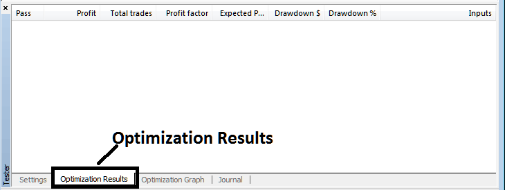 MetaTrader 4 XAUUSD Platform Strategy Tester Optimization Results - Gold Simulator MT4 Download Tutorial - How Do I Use Gold Trading Simulator MT4 Free?