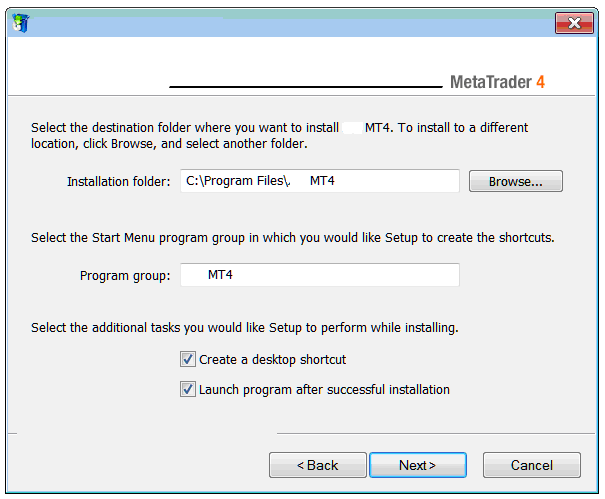 MT4 Install Software Platform Procedure - MetaTrader 4 Stock Index Software Install Software Guide