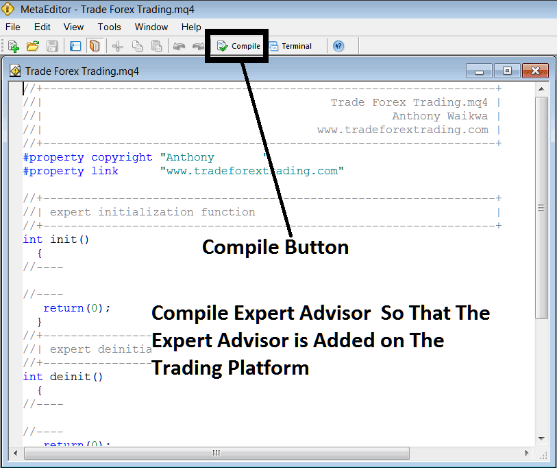 MetaTrader 4 MetaEditor MetaTrader 4 Expert Advisor Tutorial Explained - How Do I Add EAs Automated Robots in MT4 Tutorial?