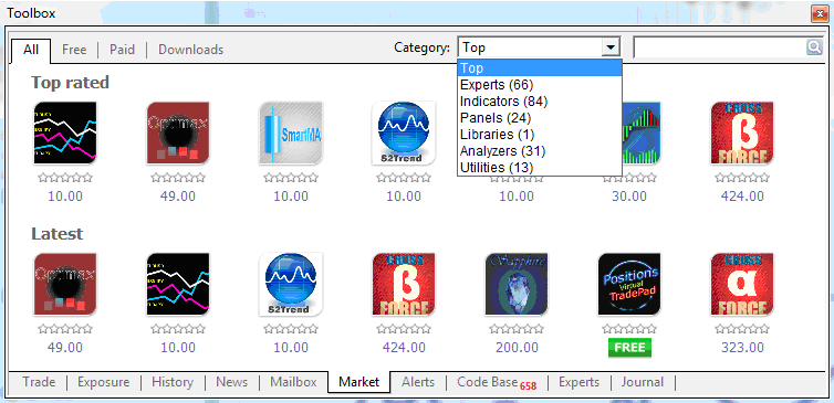 List of EAs from the MQL5 Trading Robot Market - Codebase MT4 Automated Forex Trading Forum