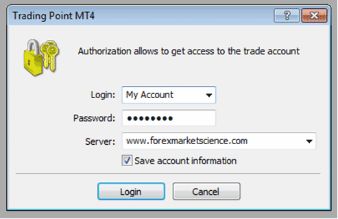 Oil Trader Login to MetaTrader 4 Platform