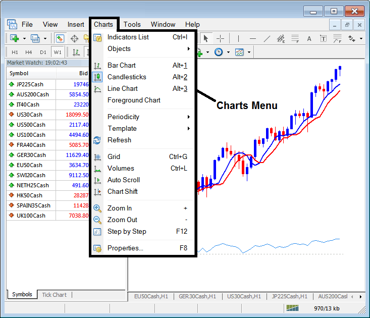 Informative MetaTrader 4 PDF for Stock Index Trading Beginners